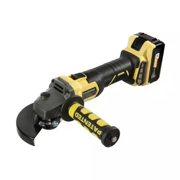 Углошлифовальная машина аккумуляторная Hanskonner HAG18125BL, 18В, 125мм, 2х4.0Ач, кейс