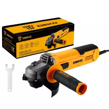Углошлифовальная машина Deko DKAG1250-125 080-1008 125мм, 1250 Вт