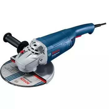 Угловая шлифмашина Bosch GWS 2200-230 RSP 0.601.8C1.320 (вес 5.4 кг, 6500 оборотов/мин, круг 230 мм, плавный пуск)