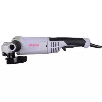 Угловая шлифмашина Ресанта УШМ-180/1800 (мощность 1800 вт, макс число оборотов/мин 7500)