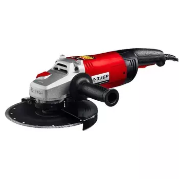 Угловая шлифовальная машина Зубр УШМ-230-2405 П (2400 Вт, d 230 мм)