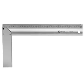 Угольник столярный Кобальт 910-393, 350 мм, алюминиевый