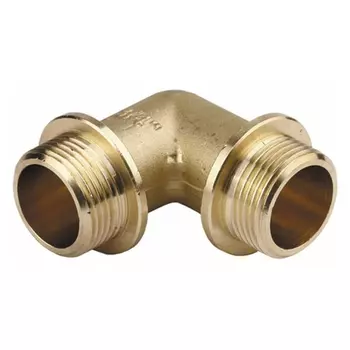 Уголок General Fittings 51074-S/S-3/4 с упором, латунь, ш/ш, 3/4"