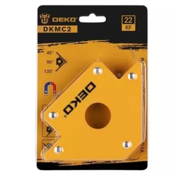 Уголок магнитный для сварки Deko DKMC2 065-0641, 45/90/135 град., до 22кг