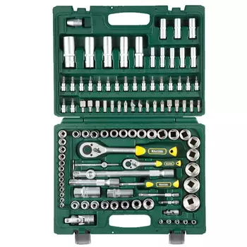 Универсальный набор инструмента Kraftool X-Drive 108, 108 предмета, (1/2"+3/8"+1/4"), (27888-H108_z03)