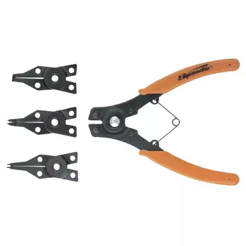 Универсальный съемник для стопорных колец с насадками Sparta 183505 150мм