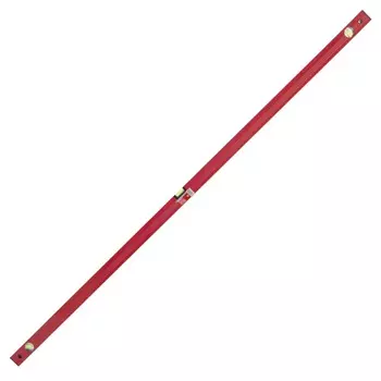 Уровень алюминиевый MTX 332389, 1800 мм, 3 глазка, красный, линейка