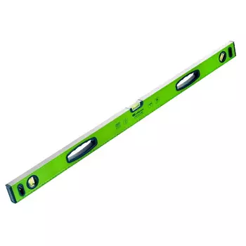 Уровень алюминиевый Сибртех УСМ-0,5-1000 34117, фрезерованный, 3 глазка, магнитный, рукоятки, 1000 мм