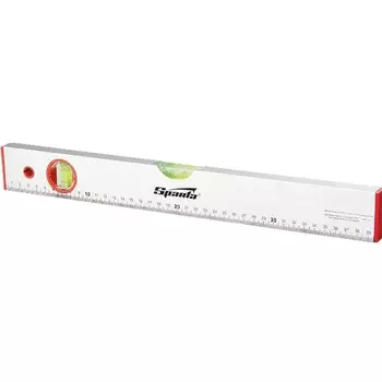 Уровень алюминиевый Sparta 35110, 1000 мм, 2 глазка, линейка