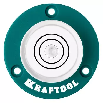 Уровень Kraftool BULLS EYE "бычий глаз" 34789, магнитный, поверхностный, d 49 мм