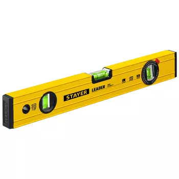 Уровень Stayer "PROFI" "PROFILevel" 3466-040 коробчатый усиленный (фрезерованный, 3 противоударных ампулы, 40см)