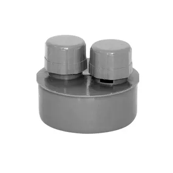 Вакуумный клапан Tebo ПП, серый, D 50