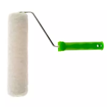 Валик из натурального меха с ручкой Сибртех Россия, 250 мм, ворс 12 мм, D - 48 мм