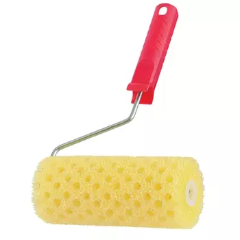 Валик MTX "СТРУКТУРНЫЙ" 80215, поролоновый с ручкой, "горошек", 180 мм, D - 80 мм, D ручки - 6 мм