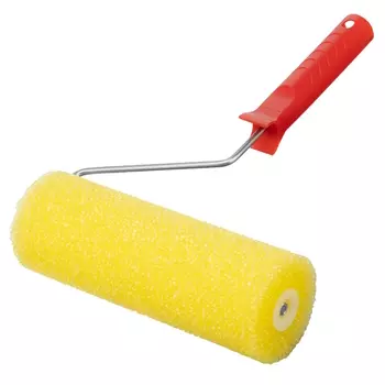 Валик MTX "СТРУКТУРНЫЙ" 80220, поролоновый с ручкой, "гладкий", 230 мм, D - 80 мм, D ручки - 6 мм