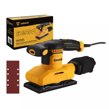 Вибрационная шлифмашина Deko DKS350 063-4339, с регулировкой оборотов