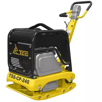 Виброплита бензиновая реверсивная ТСС TSS-CP-240 207288, гидравлический привод, колесный комплект, ручка