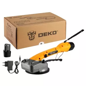 Виброприсоска аккумуляторная Deko DKTT12 063-4417, для укладки плитки, 12 В, 2x3.0 Ач