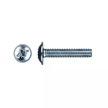 Винт Starfix SMC2-68873-500, М6х12 мм для мебельной фурнитуры, цинк DIN 967 (500 шт в карт. уп.)