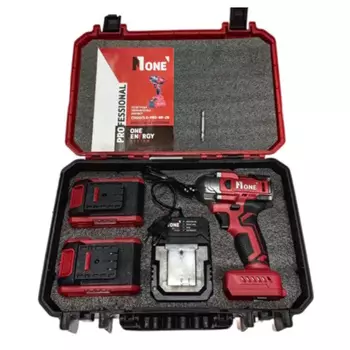 Винтоверт аккумуляторный б/щеточный Number One CDI 20/3.0-PRO-BR-2B, 300 H*m, 20V, 2 аккум. Х 3,0A*h, 2 скорости, 1500-2500 об./мин, кейс