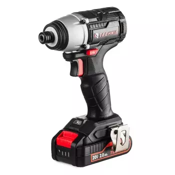 Винтоверт ударный Runtec Technic RT-ED150T, аккумуляторный, 1/4", 20В, 2*2Ач, 150Нм