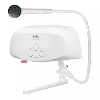 Водонагреватель проточный Ballu 3-Logic TS (3,5 kW) - кран+душ, НС-1588892