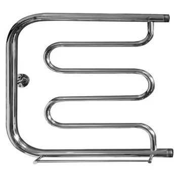 Водяной полотенцесушитель Металлоизделия Арфа для ванной комнаты (цвет хром, ширина 500мм, высота 500 мм)