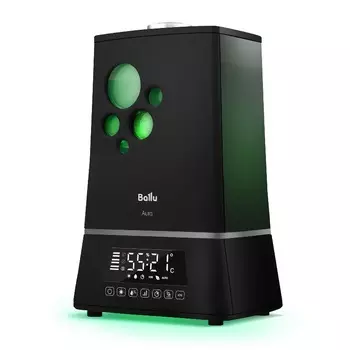 Воздухоувлажнитель для комнаты Ballu UHB-1500 НС-1172321 (с подсветкой, мощность 110 ватт, черный)