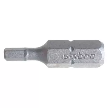 Вставка-бита Ombra 514230 055789 1/4"DR шестигранная, H3, 25 мм