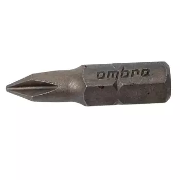 Вставка-бита Ombra 514401 055805, 1/4"DR крестовая, РН1, 25 мм