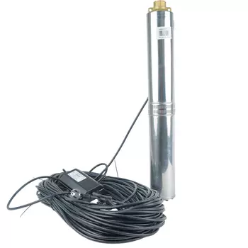 Высокопрочный скважинный насос для воды с содержанием железа Водолей БЦПЭ 0,5-80У 13108 (максимальный напор до 81 метра)