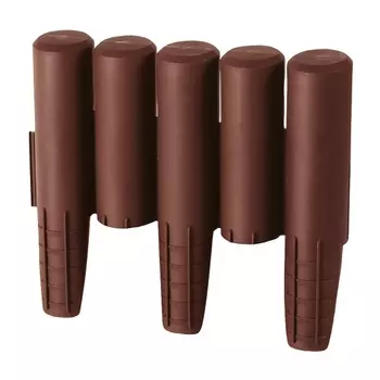 Заборчик для клумбы Prosperplast Palisada IPAL5-R222 (2.7 м, коричневый)