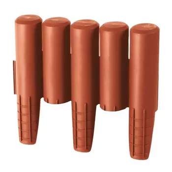 Заборчик для клумбы Prosperplast Palisada IPAL5-R624 (2.7 м, терракотовый)