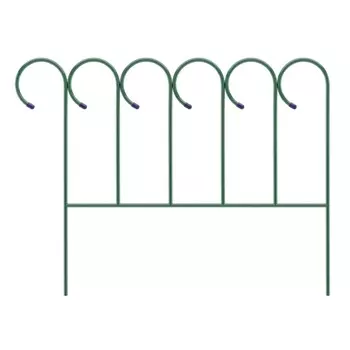 Заборчик садово-парковый Россия 65041, волнистый, 0,7х0,9 м