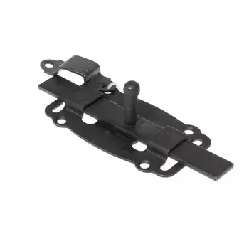 Задвижка дверная SMP-87764-1, 100 мм, плоская, оксид