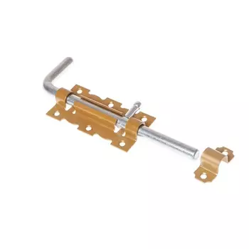 Задвижка дверная Starfix SMP-88964-1, 110 мм, Г-образная, золотой металлик