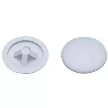 Заглушка для самореза Starfix SMZ1-36786-50, PH2, декоративная светло-серая (50 шт в зип-локе)