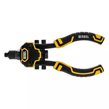 Заклепочник двуручный Denzel 40500, заклепки 2,4-3,2-4,0-4,8-6,4 мм