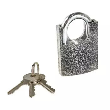 Замок навесной Сибртех 91637 защищенная дужка, 50 мм