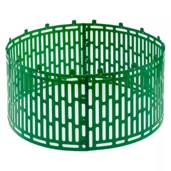 Защитно-декоративное ограждение для защиты деревьев и кустов Palisad 65071, комплект 4 шт., зеленый