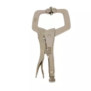 Зажим-струбцина Pro Startul PRO-6056-01, c поворотными упорами, 280мм