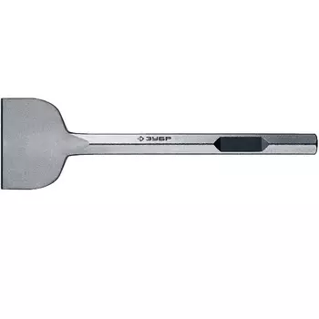 Зубило Зубр Буран 29372-125-400, лопаточное 125 х 400 мм, HEX 28 мм