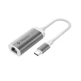 Адаптер Deppa USB-C/Gigabit Ethernet