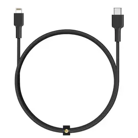 Дата-кабель MFi с нейлоновой оплёткой Aukey CB-CL2 USB-C/Lightning (2 м, 480 Мбит/с)