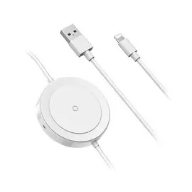 Подставка для беспроводной зарядки со встроенным кабелем Baseus Lightning/USB (1,2 м)