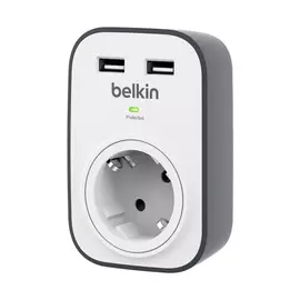 Сетевой фильтр Belkin BSV103vf (1 розетка, 2 USB-A)