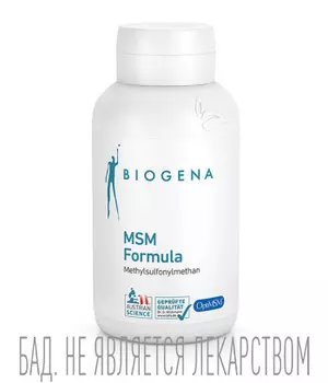 Метилсульфонилметан для восстановления хрящевой ткани и синтеза коллагена MSM-Формула