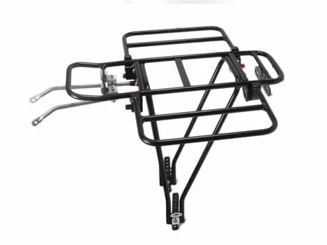 Багажник Ostand CD-266 регулируемый 24"-28" с дополнительным расширением (черный)