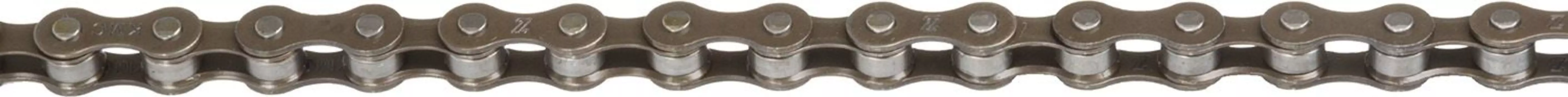 Цепь KMC S1 1 скорость, замок (черный 112 звеньев)