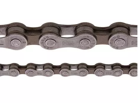 Цепь Shimano CN-HG40 6/7/8 скоростей (серебристый 116 звеньев с замком)